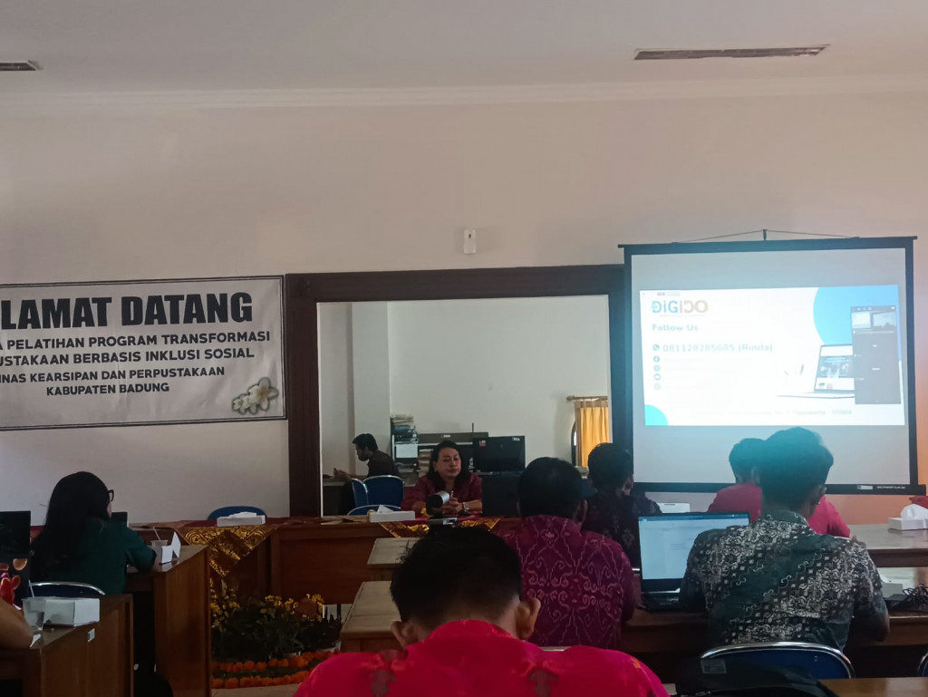 Bimbingan Teknis Terkait Perpustakaan Digital